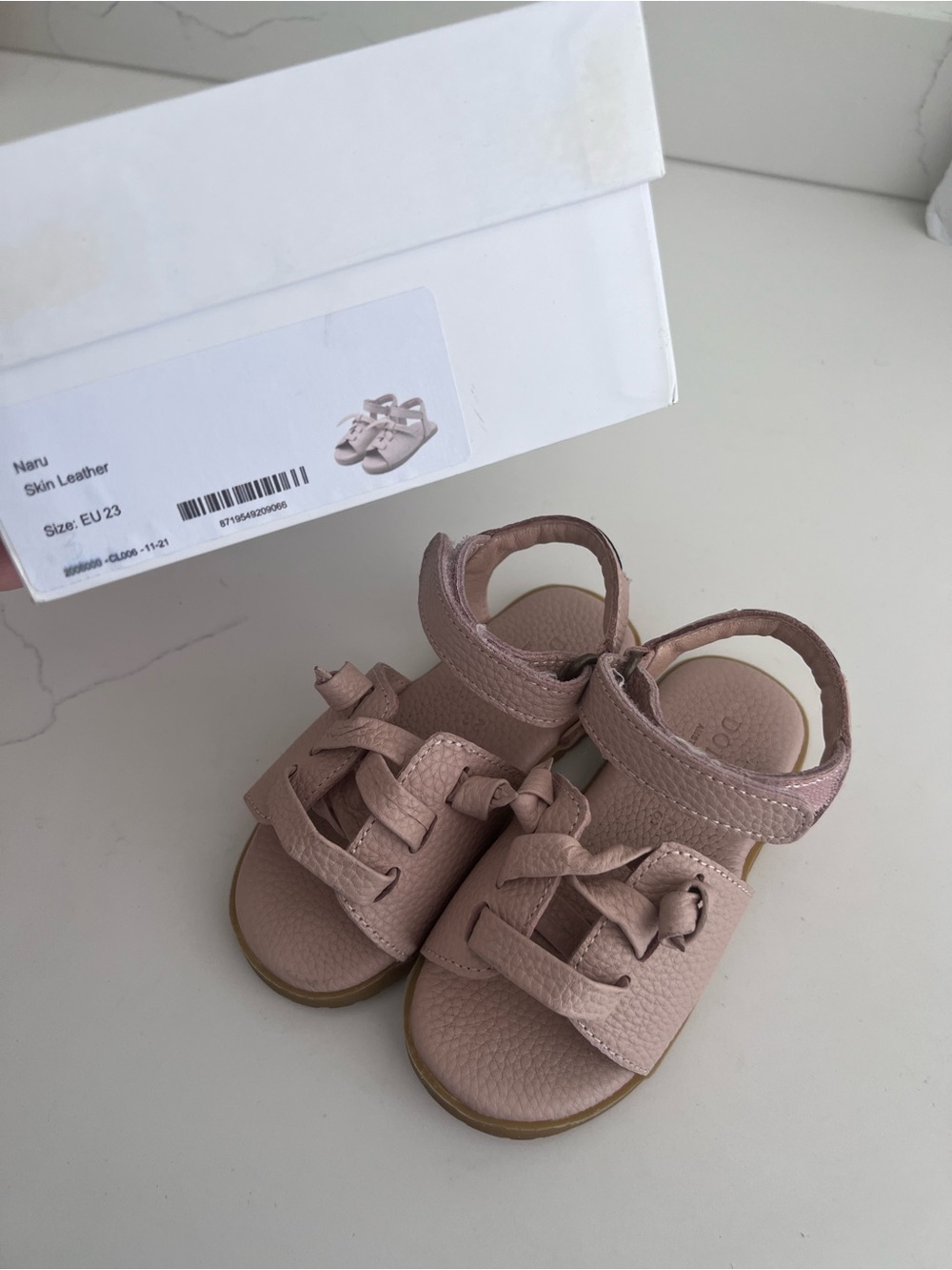 Donsje Naru Kids Leather Sandals